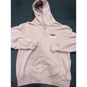 Ultra Rare Uniqlo Dragon Ball Master Roshi Pullover Hoodie Pink Sz Small Baggy